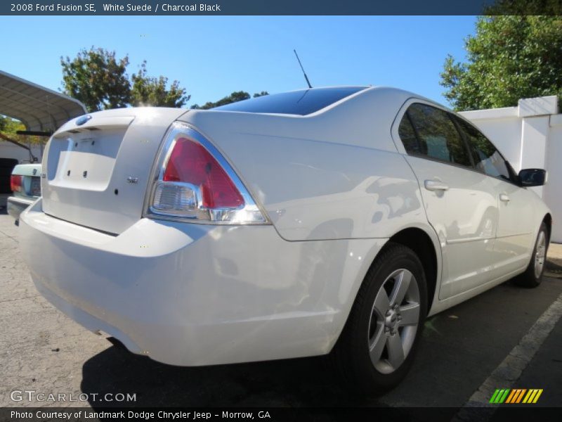 White Suede / Charcoal Black 2008 Ford Fusion SE