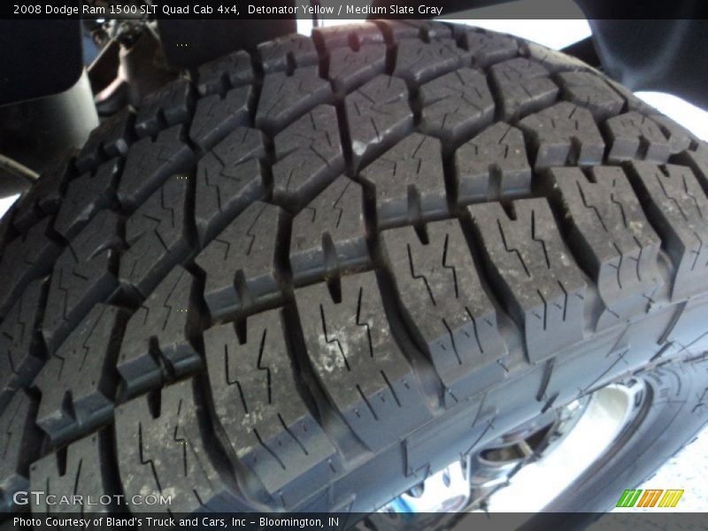 Detonator Yellow / Medium Slate Gray 2008 Dodge Ram 1500 SLT Quad Cab 4x4