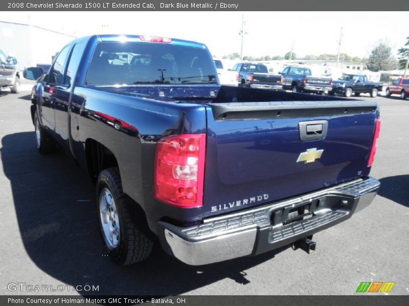 Dark Blue Metallic / Ebony 2008 Chevrolet Silverado 1500 LT Extended Cab