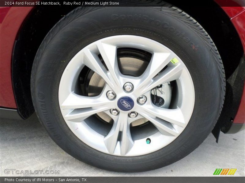 Ruby Red / Medium Light Stone 2014 Ford Focus SE Hatchback