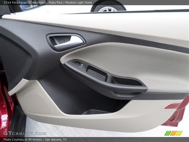 Ruby Red / Medium Light Stone 2014 Ford Focus SE Hatchback