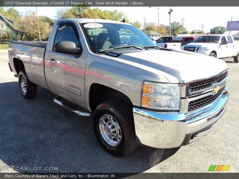 Silver Birch Metallic / Ebony 2007 Chevrolet Silverado 2500HD LT Regular Cab