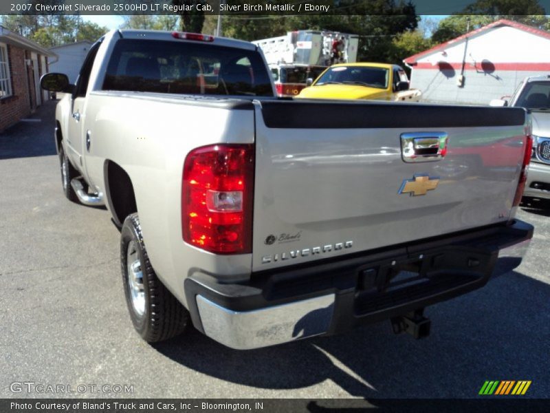 Silver Birch Metallic / Ebony 2007 Chevrolet Silverado 2500HD LT Regular Cab