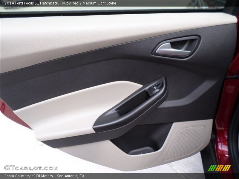 Ruby Red / Medium Light Stone 2014 Ford Focus SE Hatchback