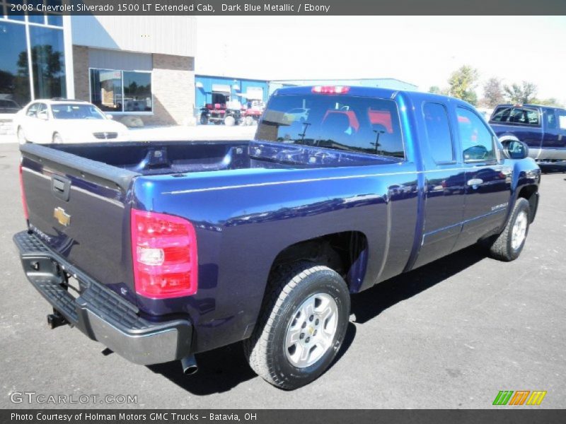 Dark Blue Metallic / Ebony 2008 Chevrolet Silverado 1500 LT Extended Cab