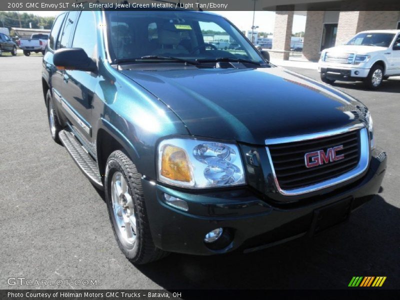 Emerald Jewel Green Metallic / Light Tan/Ebony 2005 GMC Envoy SLT 4x4