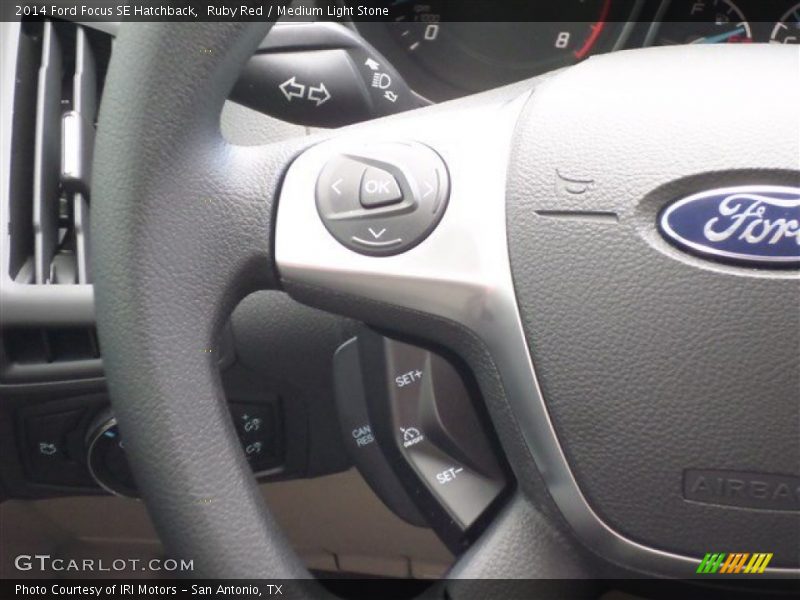 Ruby Red / Medium Light Stone 2014 Ford Focus SE Hatchback