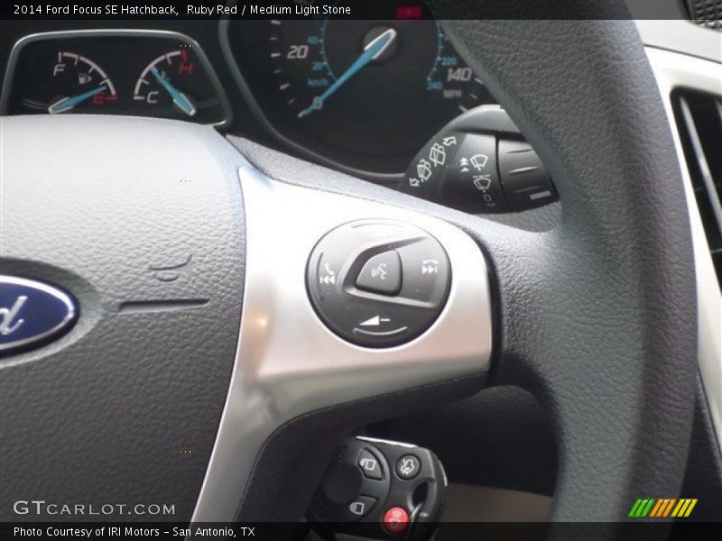 Ruby Red / Medium Light Stone 2014 Ford Focus SE Hatchback