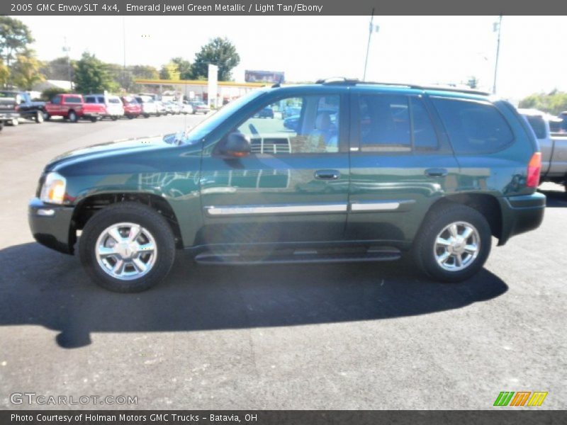 Emerald Jewel Green Metallic / Light Tan/Ebony 2005 GMC Envoy SLT 4x4