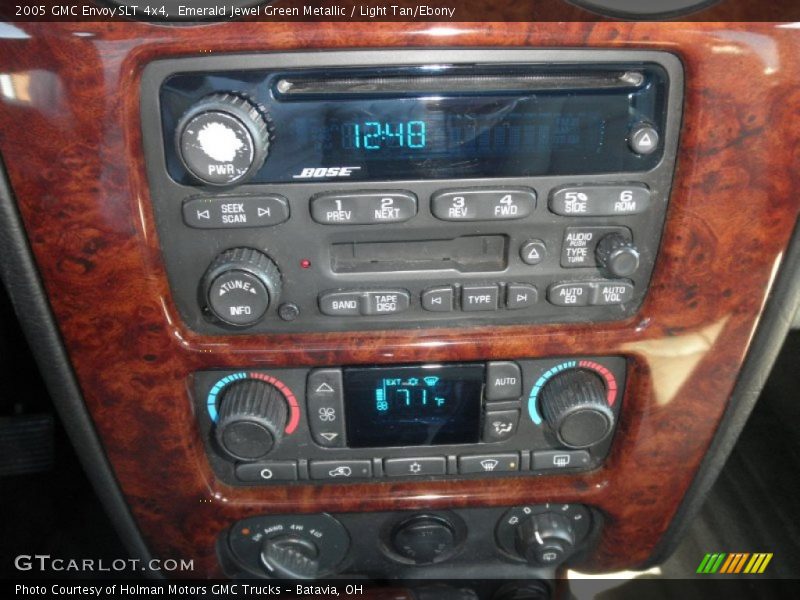 Emerald Jewel Green Metallic / Light Tan/Ebony 2005 GMC Envoy SLT 4x4