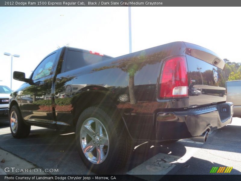 Black / Dark Slate Gray/Medium Graystone 2012 Dodge Ram 1500 Express Regular Cab