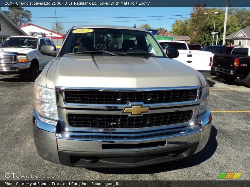 Silver Birch Metallic / Ebony 2007 Chevrolet Silverado 2500HD LT Regular Cab