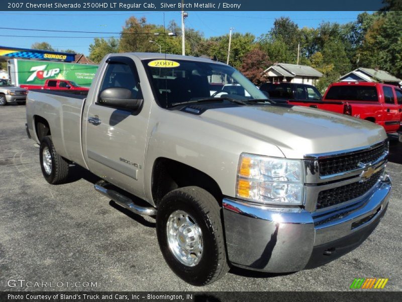 Silver Birch Metallic / Ebony 2007 Chevrolet Silverado 2500HD LT Regular Cab