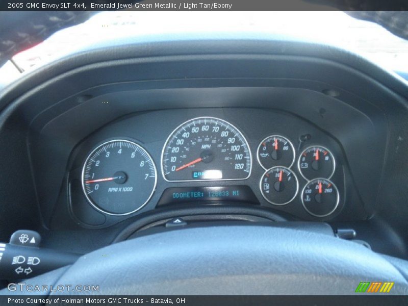 Emerald Jewel Green Metallic / Light Tan/Ebony 2005 GMC Envoy SLT 4x4