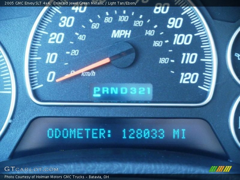 Emerald Jewel Green Metallic / Light Tan/Ebony 2005 GMC Envoy SLT 4x4