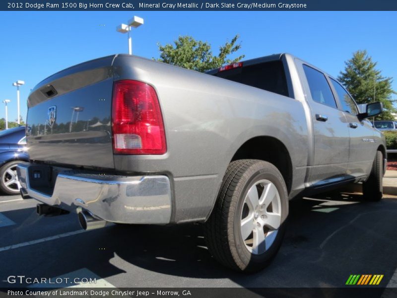 Mineral Gray Metallic / Dark Slate Gray/Medium Graystone 2012 Dodge Ram 1500 Big Horn Crew Cab