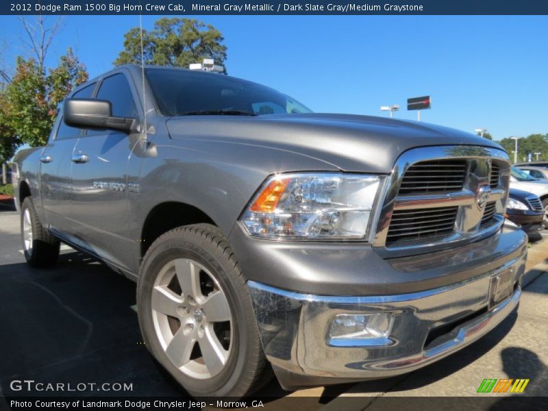 Mineral Gray Metallic / Dark Slate Gray/Medium Graystone 2012 Dodge Ram 1500 Big Horn Crew Cab