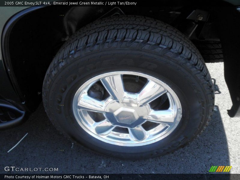 Emerald Jewel Green Metallic / Light Tan/Ebony 2005 GMC Envoy SLT 4x4