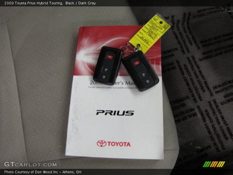 Black / Dark Gray 2009 Toyota Prius Hybrid Touring