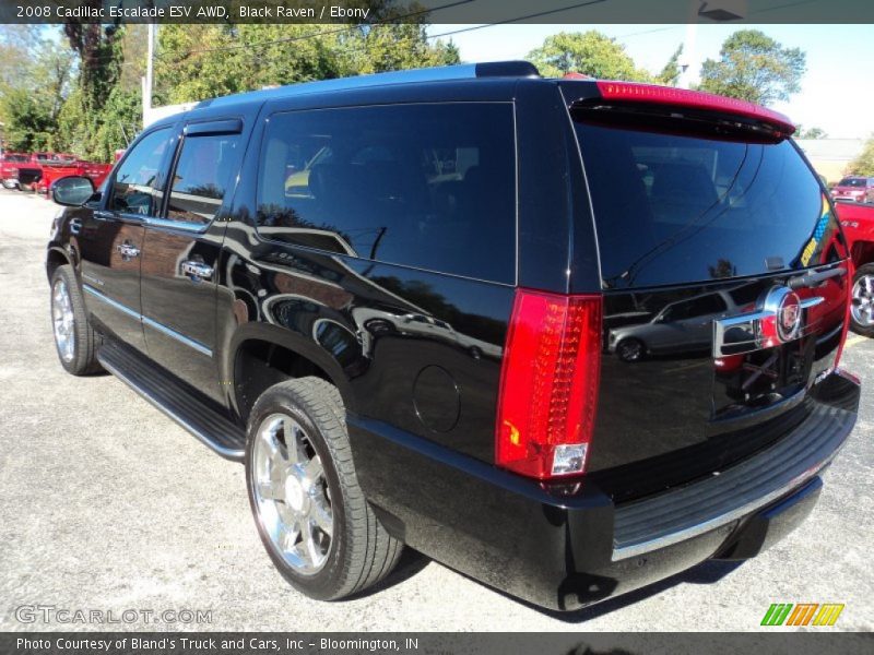 Black Raven / Ebony 2008 Cadillac Escalade ESV AWD