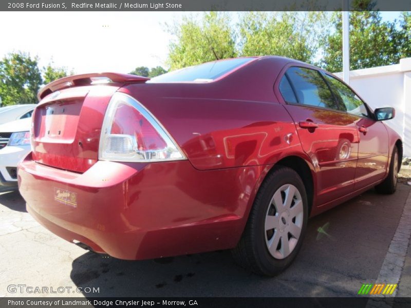 Redfire Metallic / Medium Light Stone 2008 Ford Fusion S