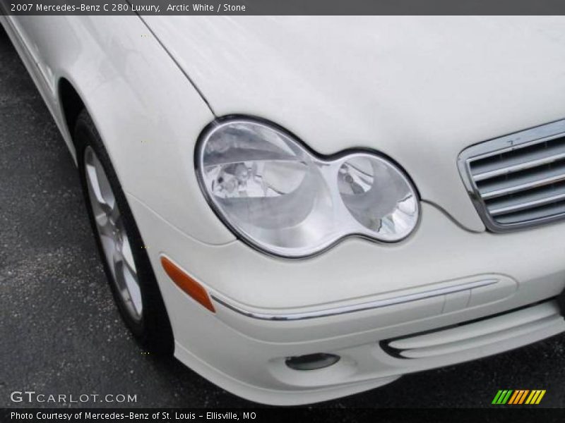 Arctic White / Stone 2007 Mercedes-Benz C 280 Luxury