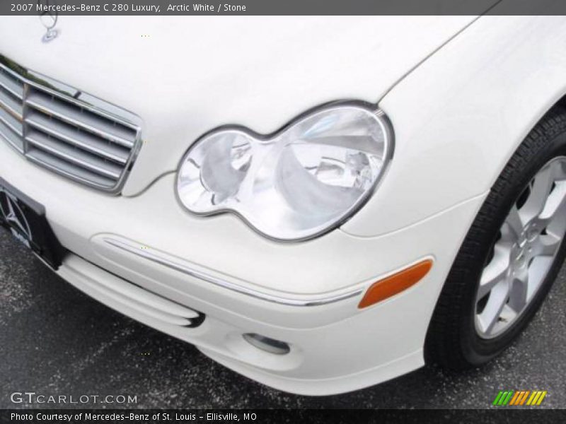 Arctic White / Stone 2007 Mercedes-Benz C 280 Luxury