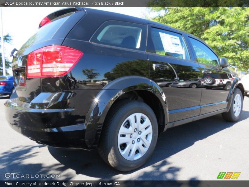 Pitch Black / Black 2014 Dodge Journey Amercian Value Package