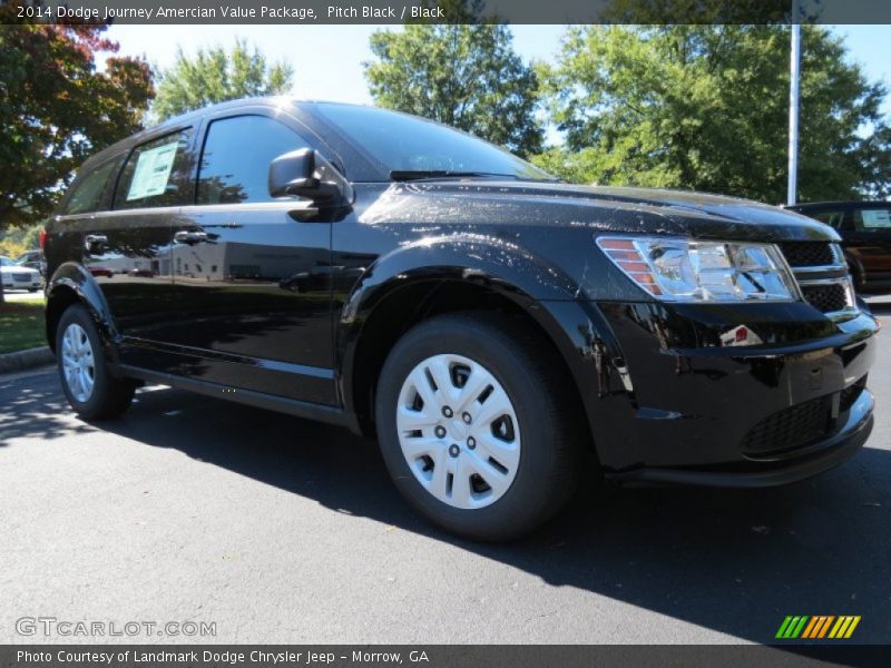 Pitch Black / Black 2014 Dodge Journey Amercian Value Package