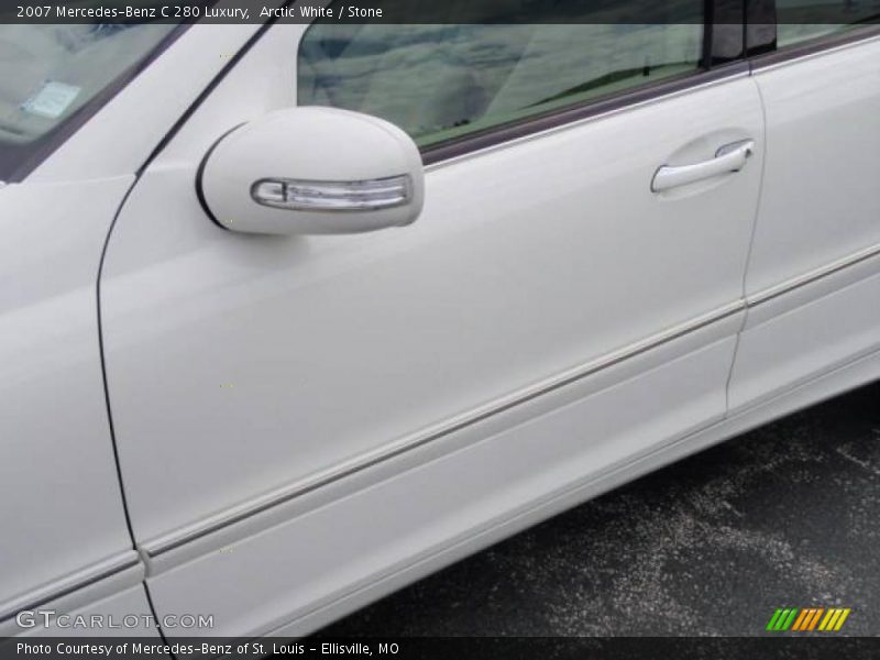 Arctic White / Stone 2007 Mercedes-Benz C 280 Luxury