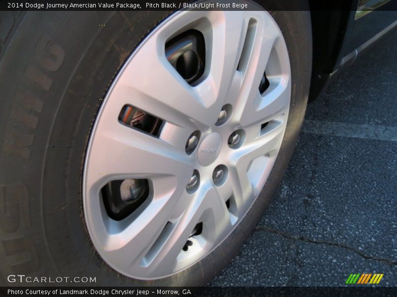 Pitch Black / Black/Light Frost Beige 2014 Dodge Journey Amercian Value Package
