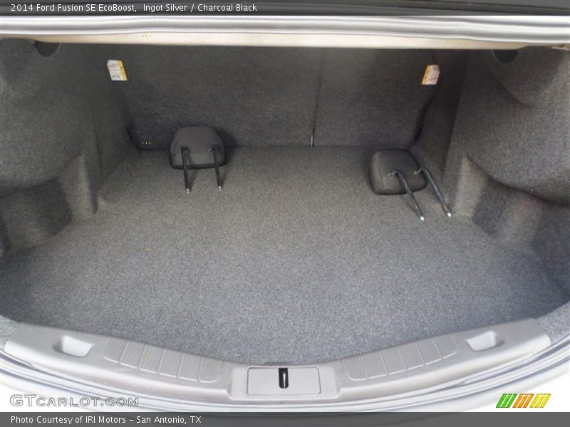 Ingot Silver / Charcoal Black 2014 Ford Fusion SE EcoBoost