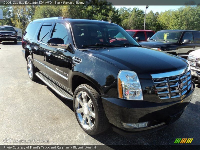 Black Raven / Ebony 2008 Cadillac Escalade ESV AWD