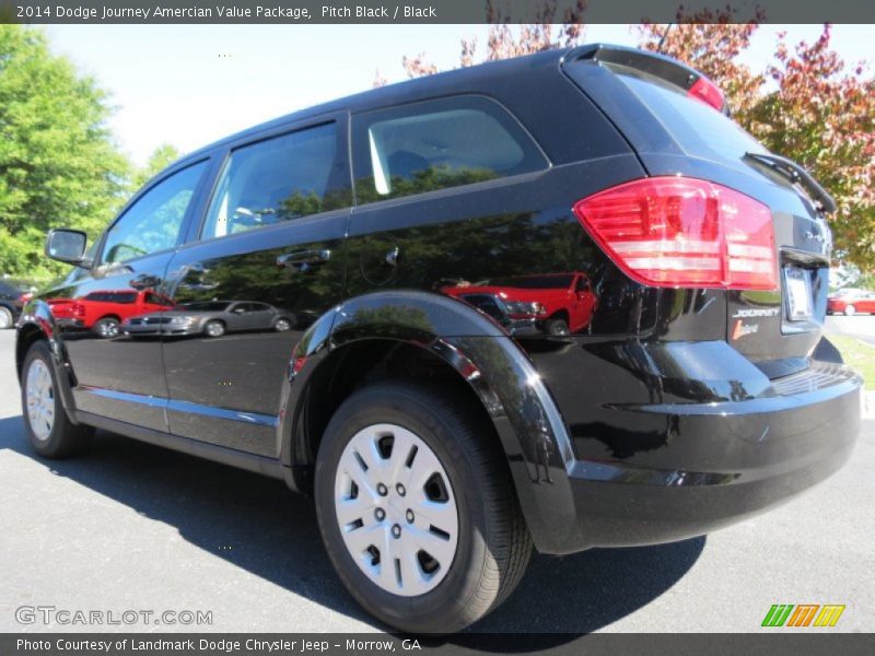 Pitch Black / Black 2014 Dodge Journey Amercian Value Package