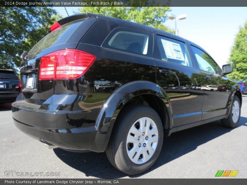 Pitch Black / Black 2014 Dodge Journey Amercian Value Package