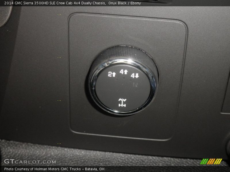 Onyx Black / Ebony 2014 GMC Sierra 3500HD SLE Crew Cab 4x4 Dually Chassis