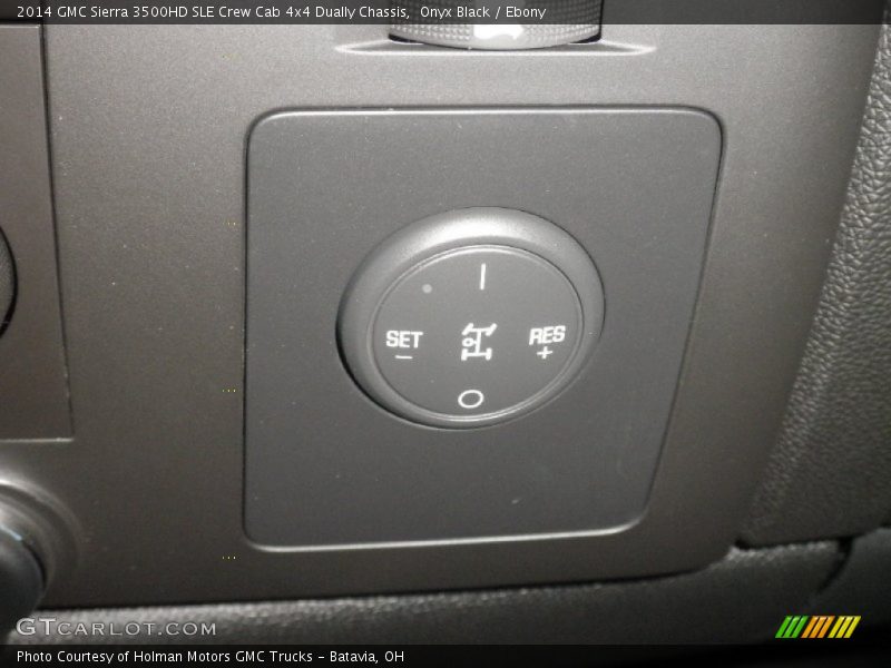 Onyx Black / Ebony 2014 GMC Sierra 3500HD SLE Crew Cab 4x4 Dually Chassis