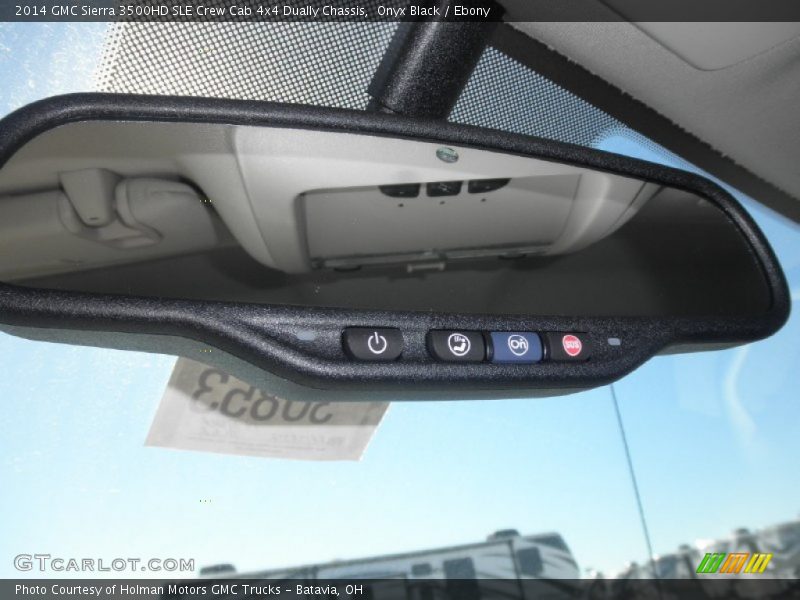 Onyx Black / Ebony 2014 GMC Sierra 3500HD SLE Crew Cab 4x4 Dually Chassis