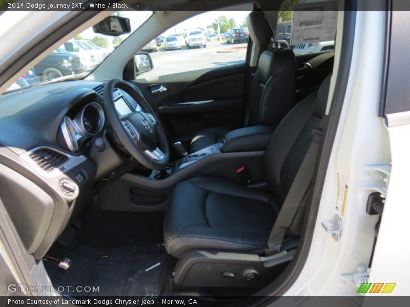 White / Black 2014 Dodge Journey SXT