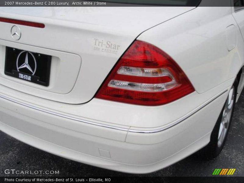 Arctic White / Stone 2007 Mercedes-Benz C 280 Luxury