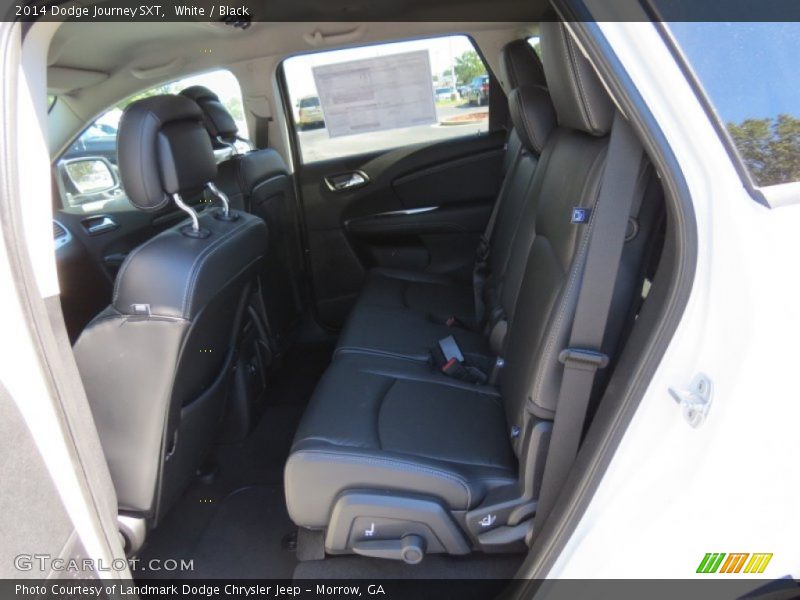 White / Black 2014 Dodge Journey SXT