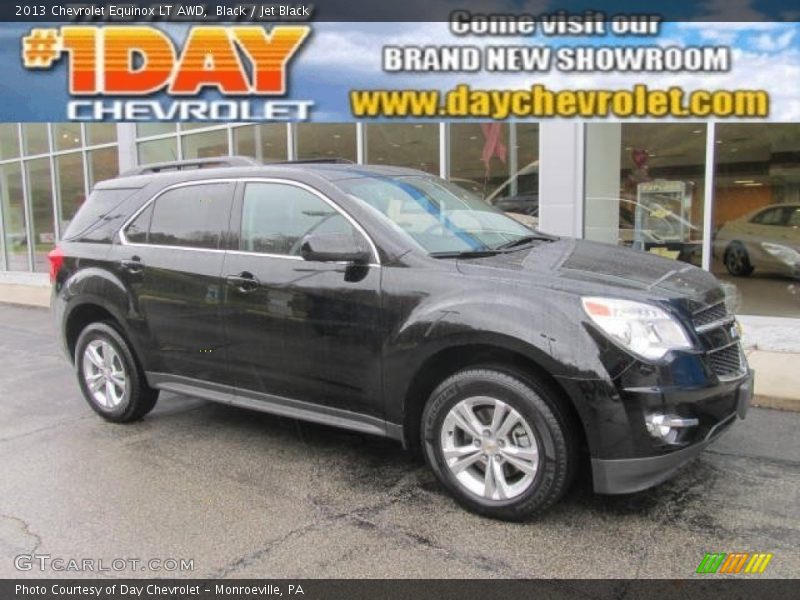 Black / Jet Black 2013 Chevrolet Equinox LT AWD