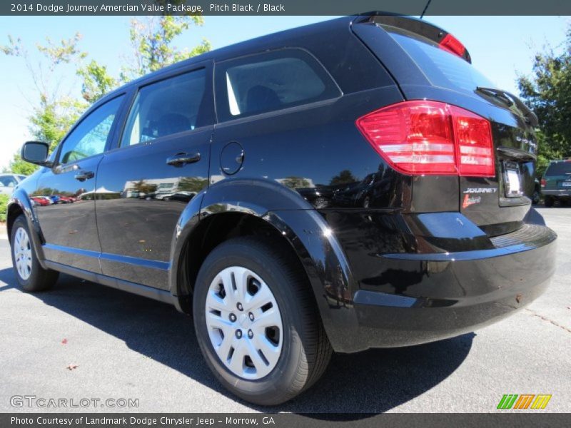 Pitch Black / Black 2014 Dodge Journey Amercian Value Package