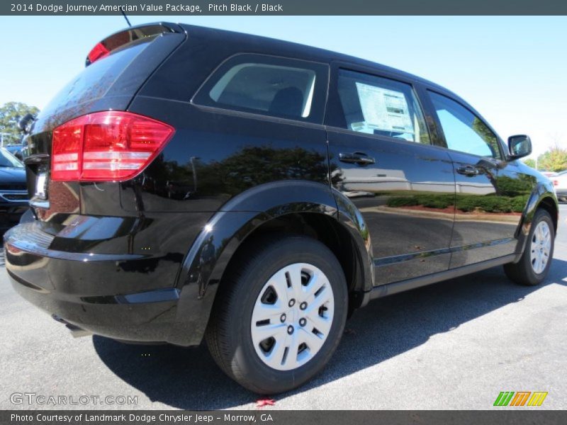 Pitch Black / Black 2014 Dodge Journey Amercian Value Package