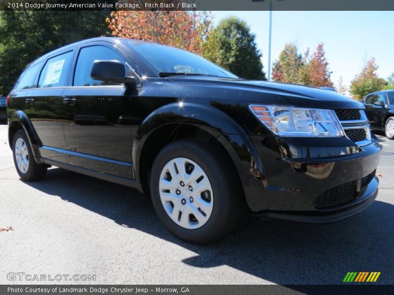 Pitch Black / Black 2014 Dodge Journey Amercian Value Package