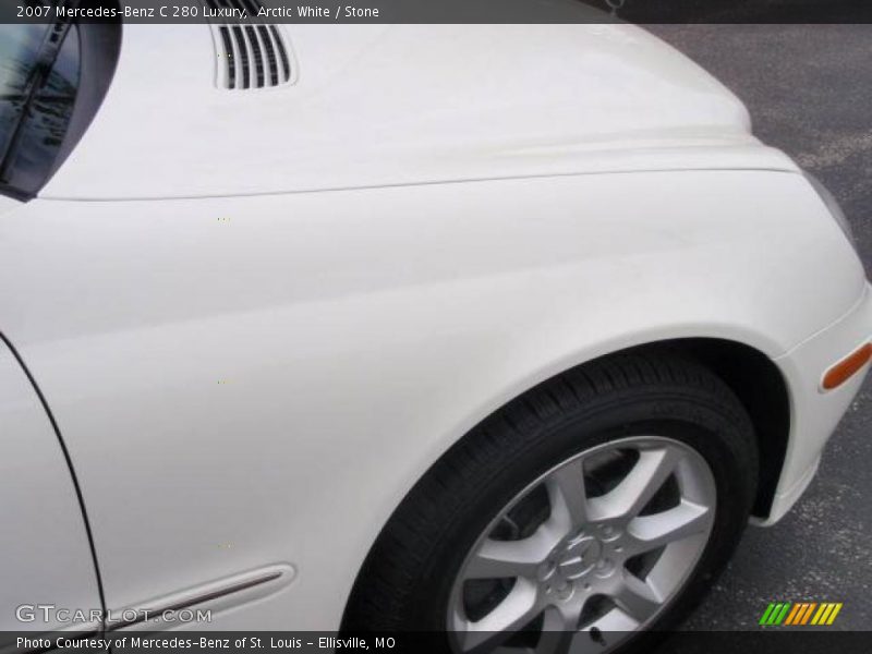 Arctic White / Stone 2007 Mercedes-Benz C 280 Luxury