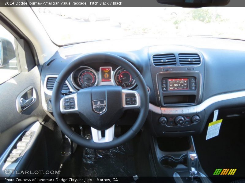 Pitch Black / Black 2014 Dodge Journey Amercian Value Package