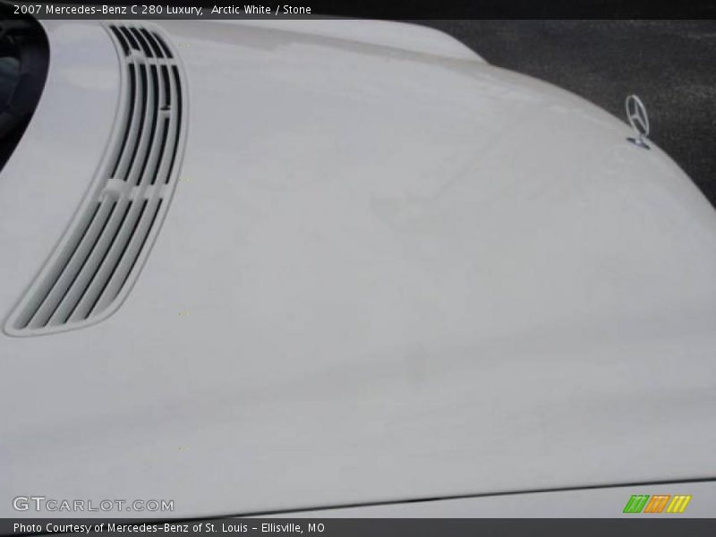 Arctic White / Stone 2007 Mercedes-Benz C 280 Luxury