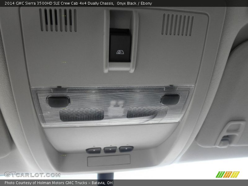 Onyx Black / Ebony 2014 GMC Sierra 3500HD SLE Crew Cab 4x4 Dually Chassis