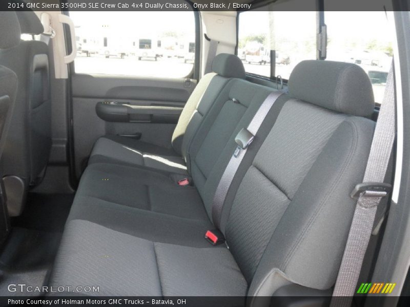 Onyx Black / Ebony 2014 GMC Sierra 3500HD SLE Crew Cab 4x4 Dually Chassis